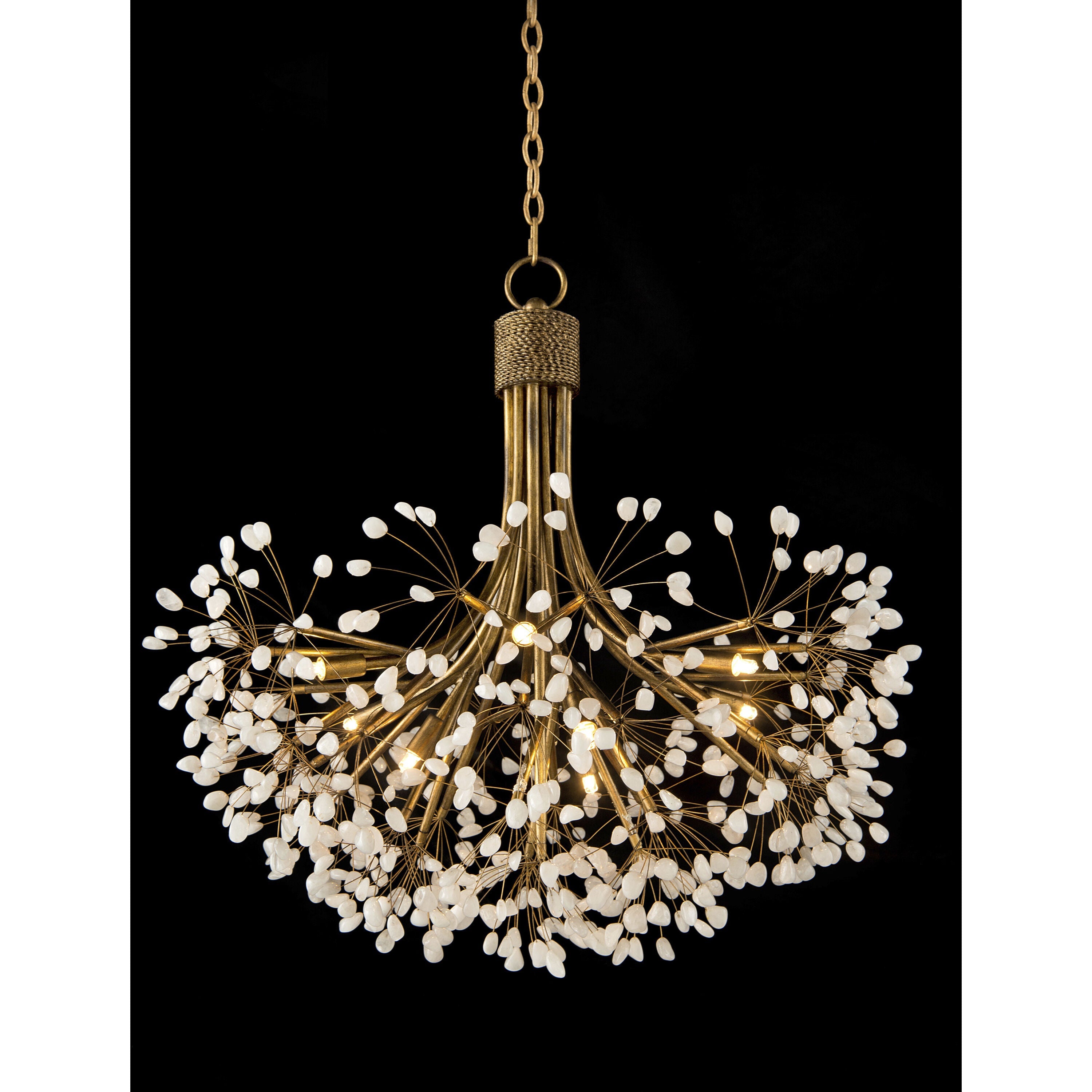 Acrylic Linear chandelier - Aurelia Ray for dining room view 2