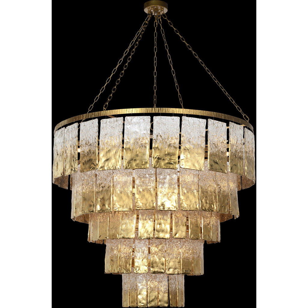 Acrylic chandelier - Gilda Stone for dining room view 2