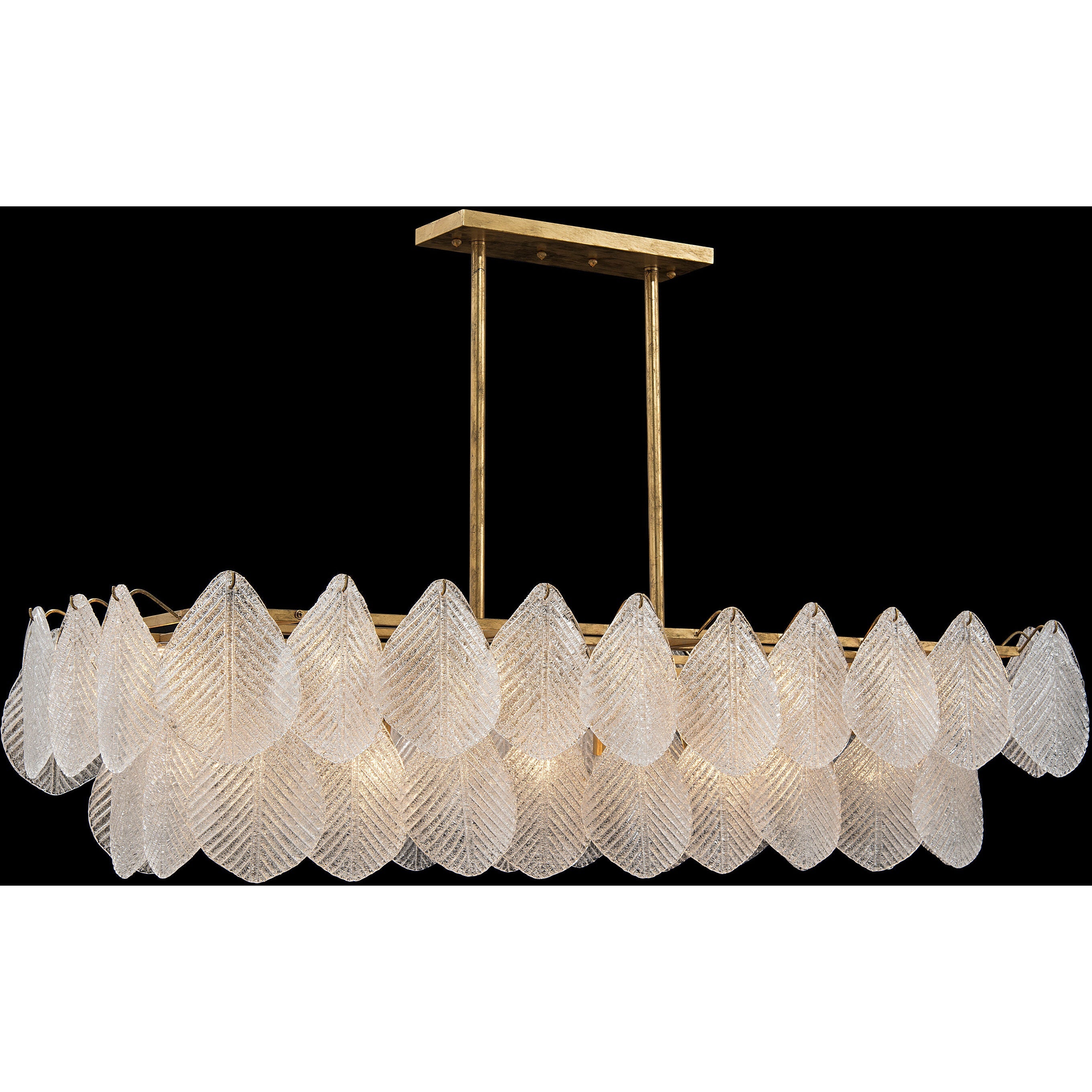 Acrylic chandelier - Nysa Stone for dining room view 2