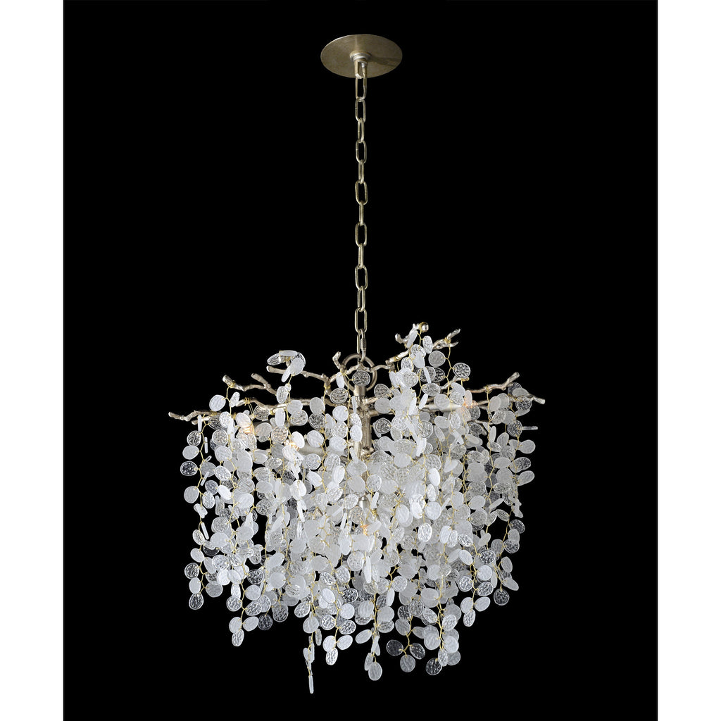 Clear Crystal chandelier - Sable Stone for dining room view 2