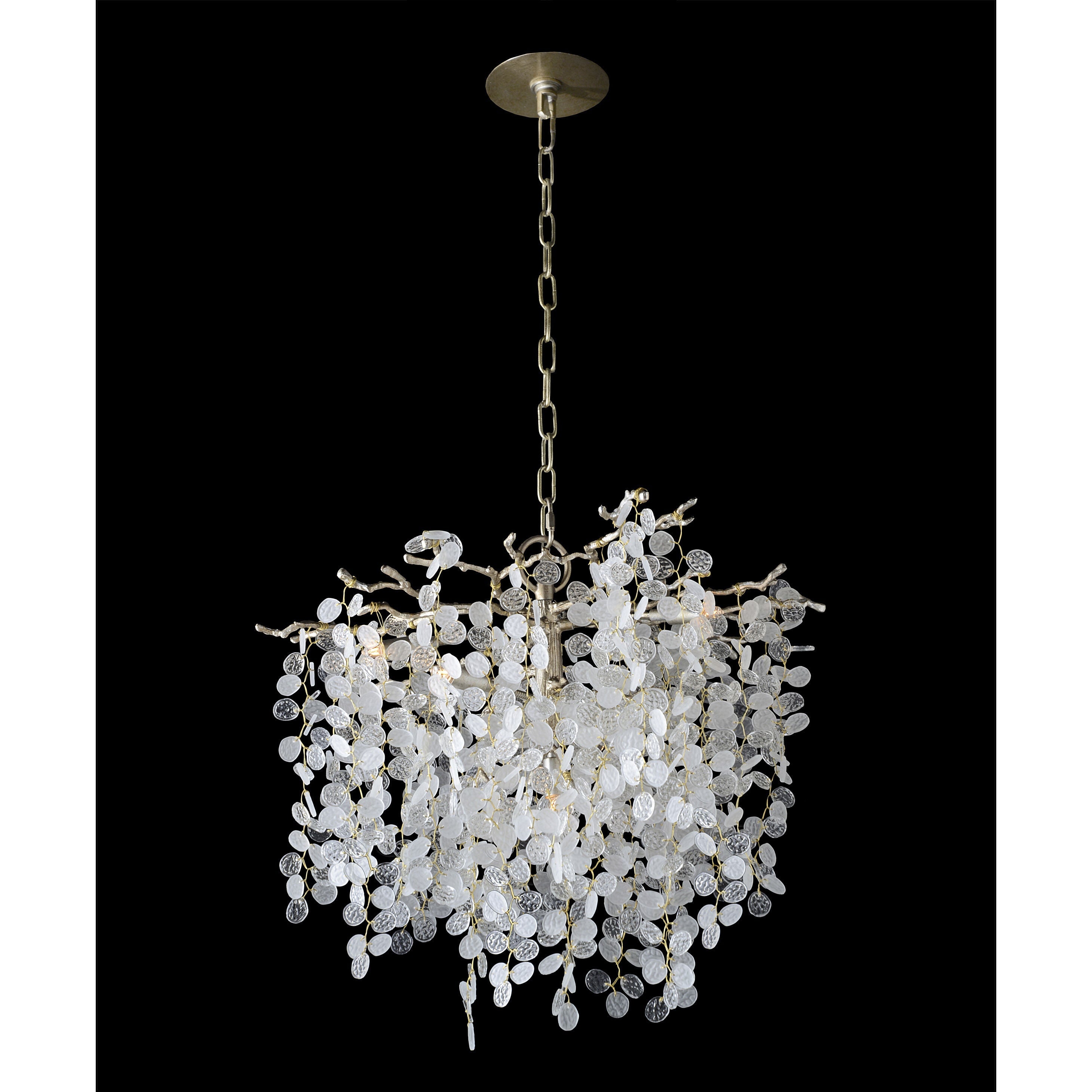 Clear Crystal chandelier - Sable Stone for dining room view 2