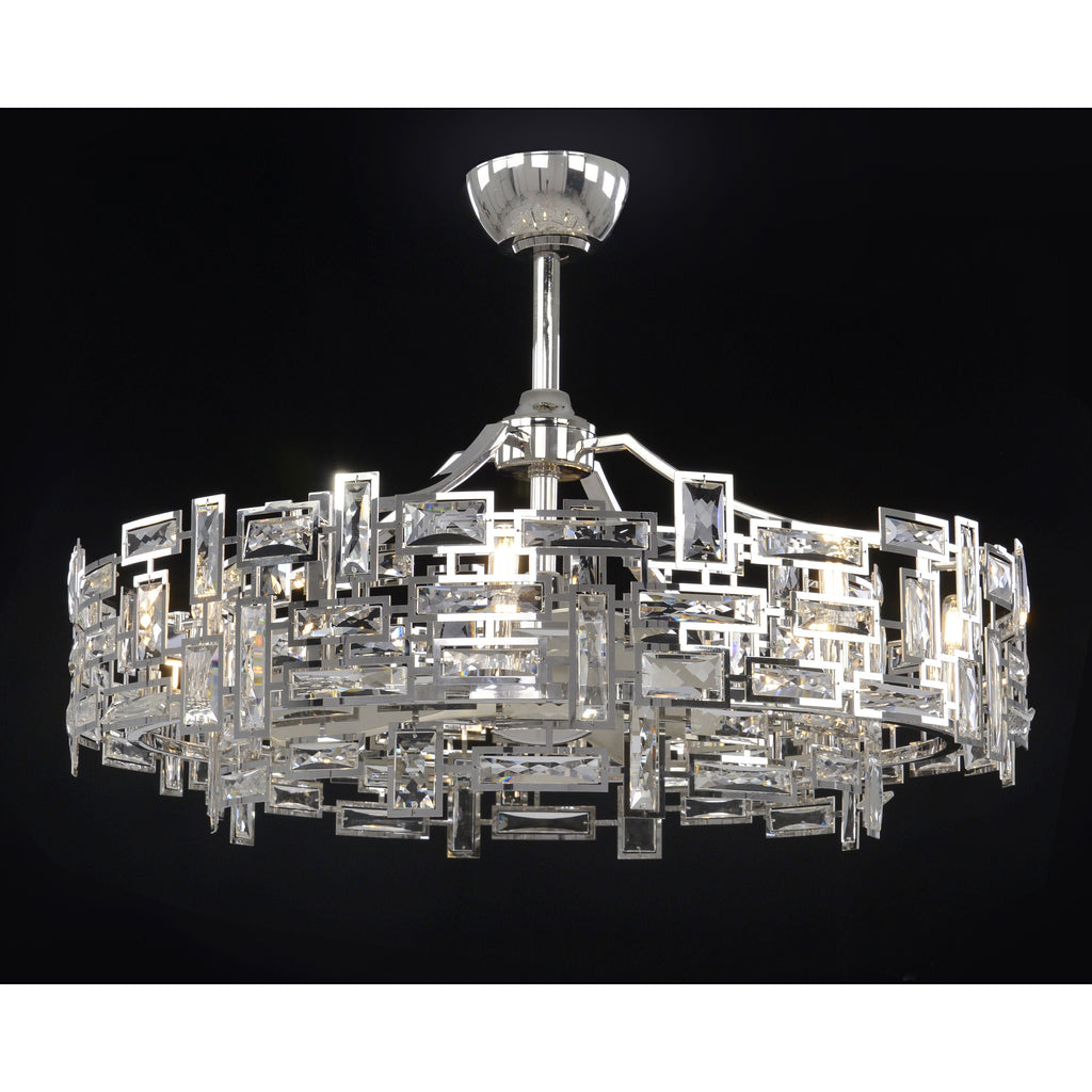 Iron chandelier - Vale Stone for dining room view 2