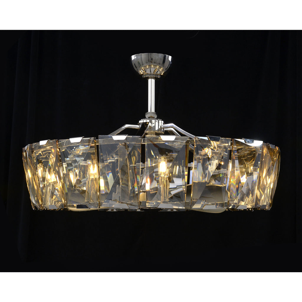 Iron Linear chandelier - Quinn Stone for dining room view 2