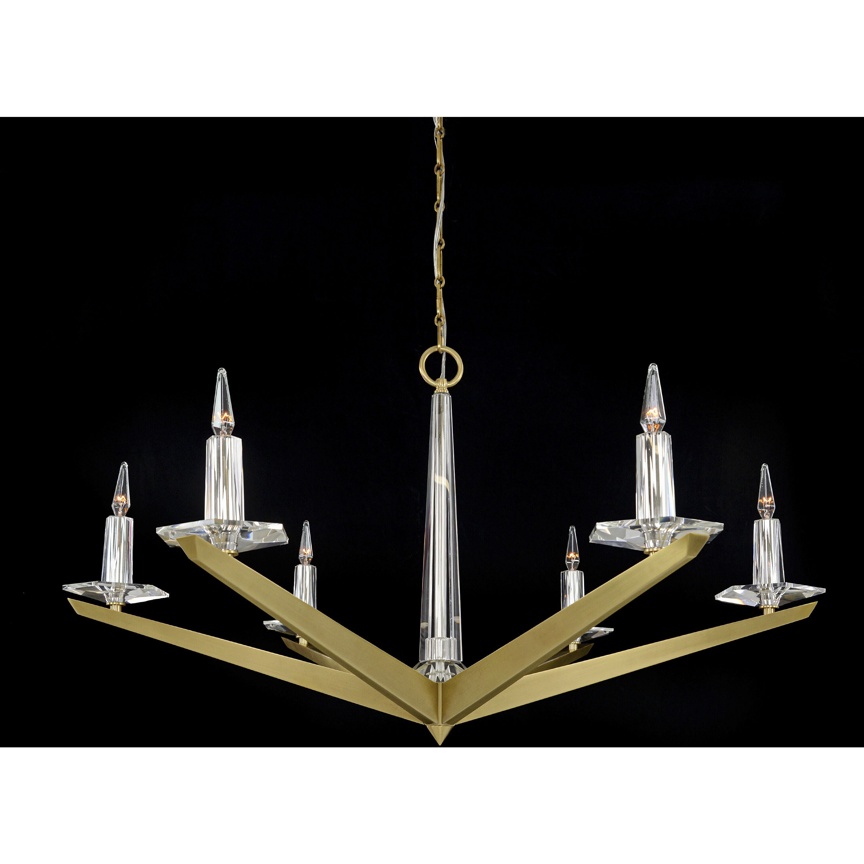 Crystal chandelier - Jessa Stone for dining room view 2
