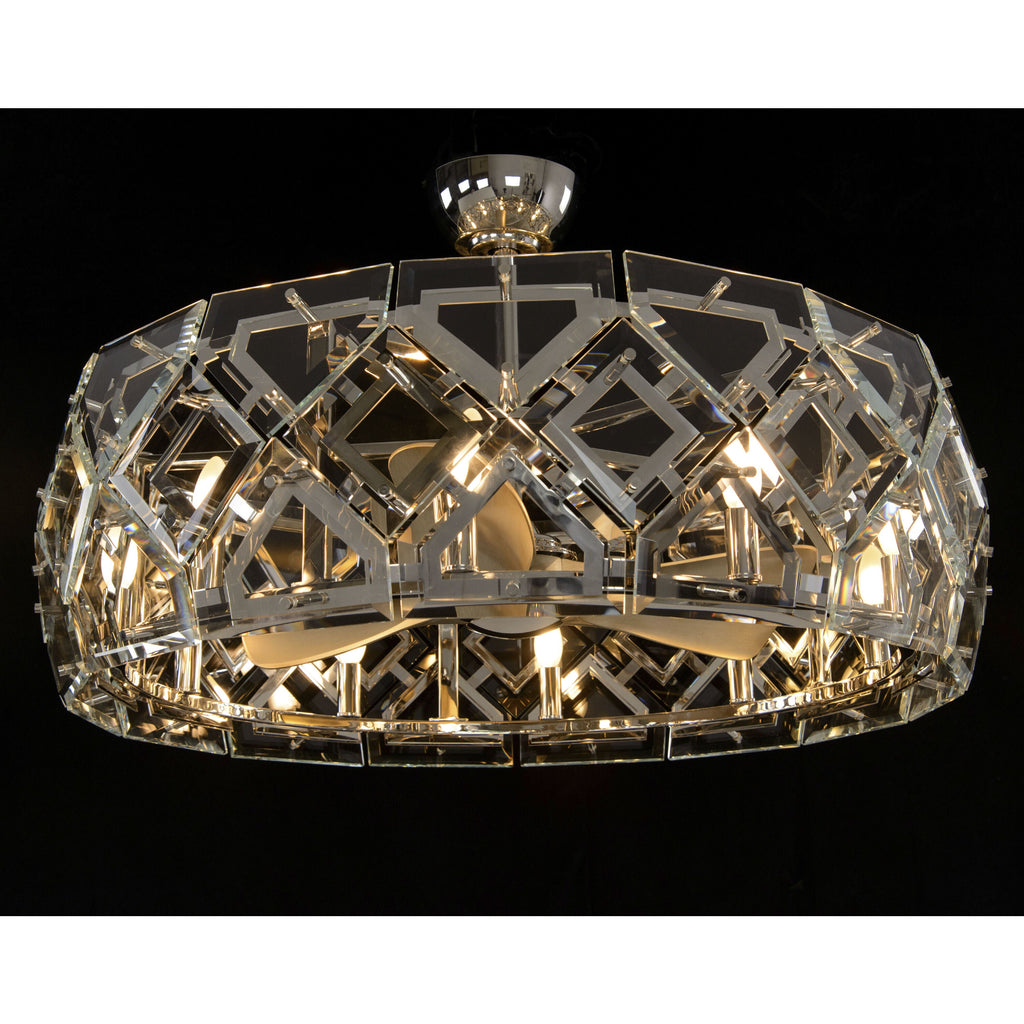 Acrylic chandelier - Uma Stone for dining room view 2