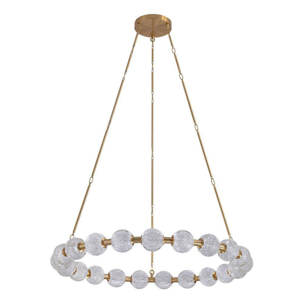 Polished Nickel Acrylic chandelier - Zora Dawn for dining room view 3