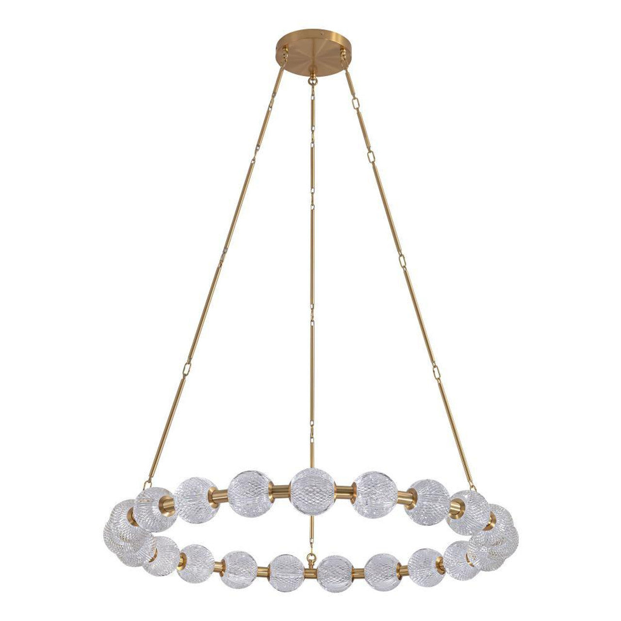 Polished Nickel Acrylic chandelier - Zora Dawn for dining room view 3