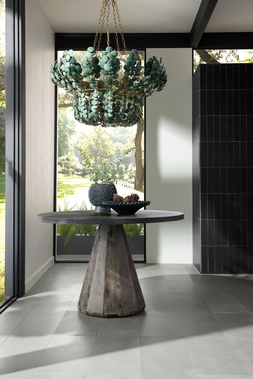 Antique Brass Iron Tiered chandelier - Dahlia Nest for dining room view 9