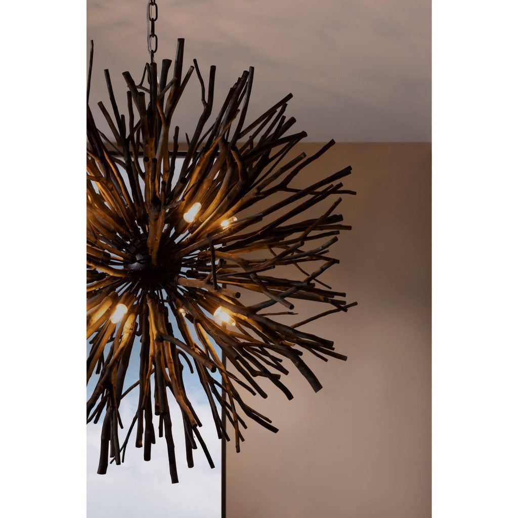 Antique Brass Brass Tiered chandelier - Nico Nest for dining room view 14