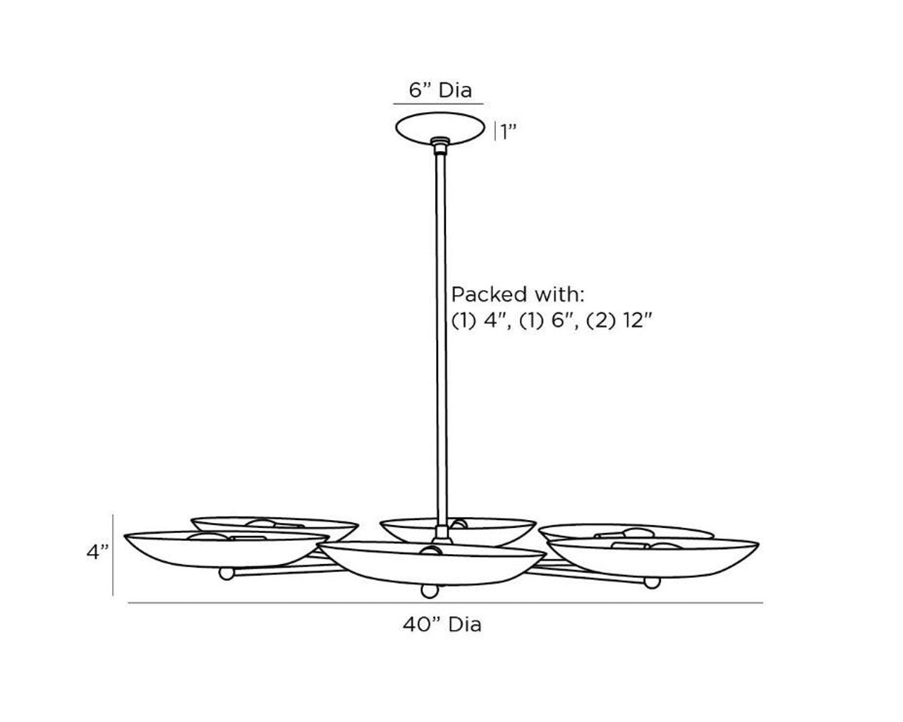 Black Steel Linear chandelier - Celia Peak for dining room view 7