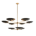 Antique Brass Brass Tiered chandelier - Nico Nest for dining room view 1