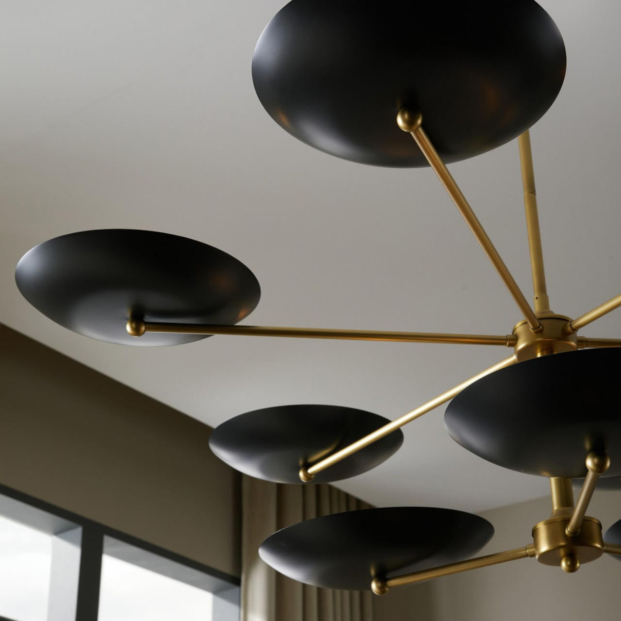 Antique Brass Brass Tiered chandelier - Nico Nest for dining room view 12