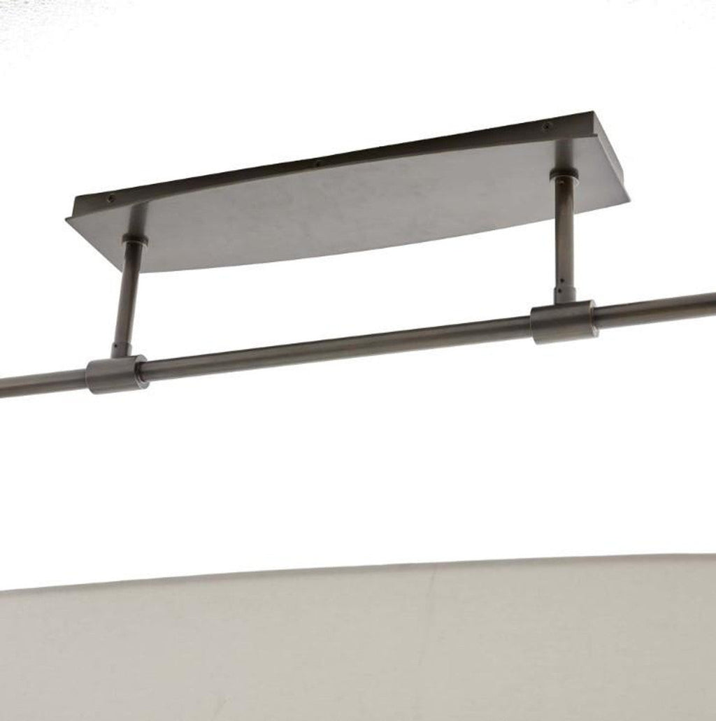 Black Steel Linear chandelier - Celia Peak for dining room view 3