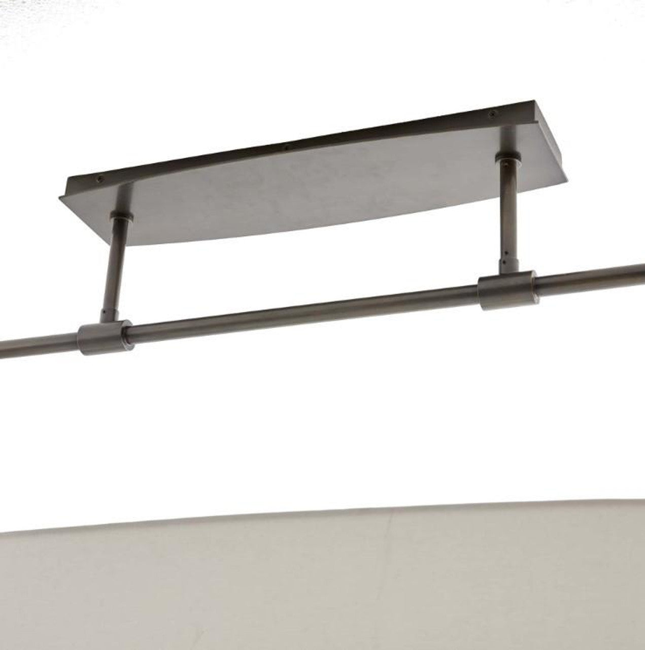 Black Steel Linear chandelier - Celia Peak for dining room view 3