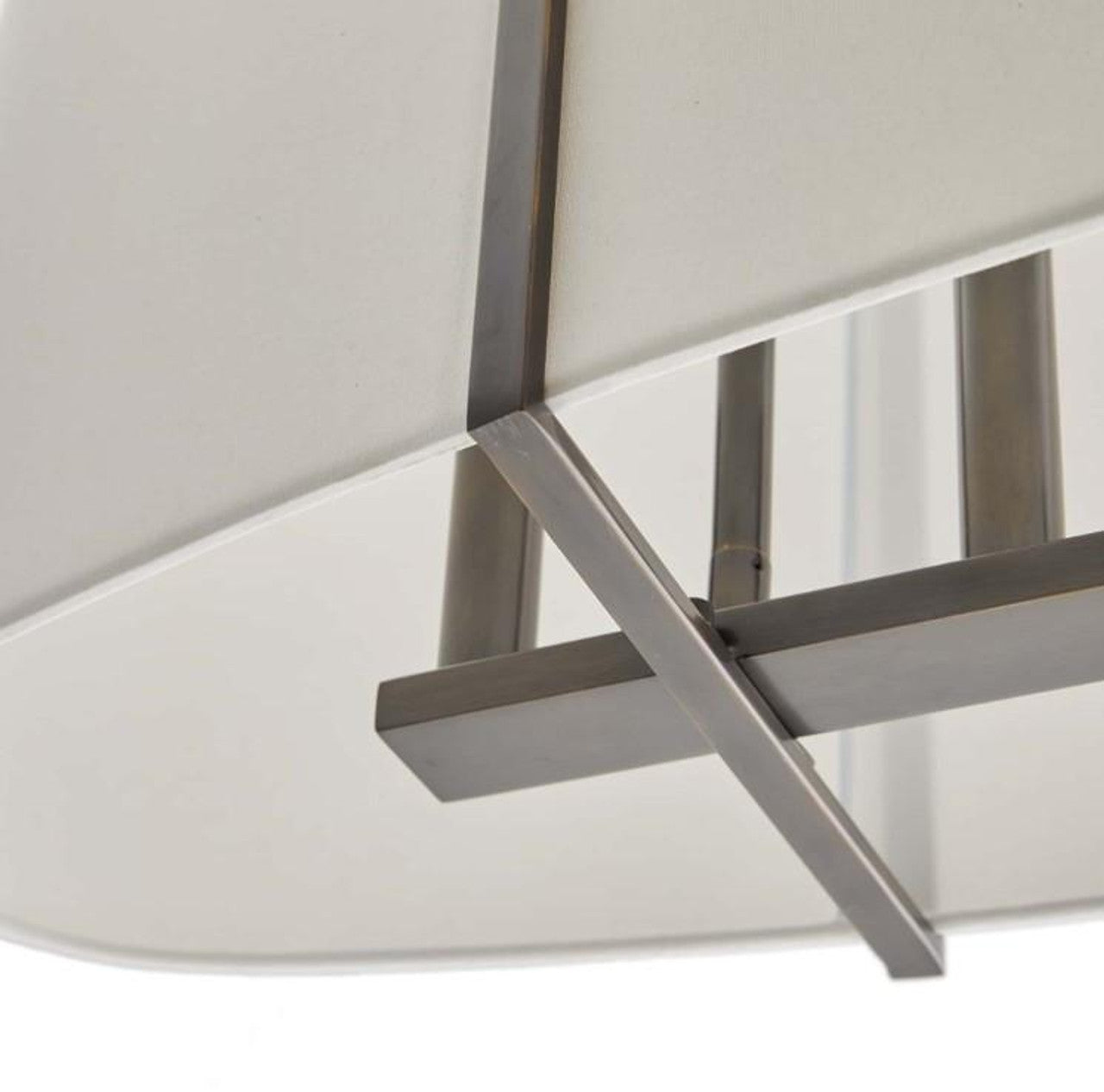 Black Steel Linear chandelier - Celia Peak for dining room view 4