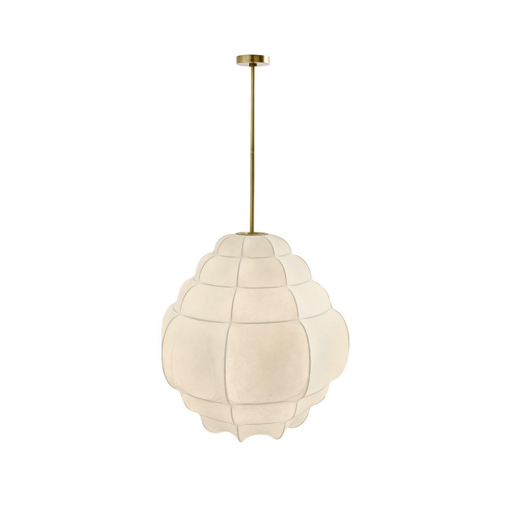 Antique Brass Brass Tiered chandelier - Una Nest for dining room view 1