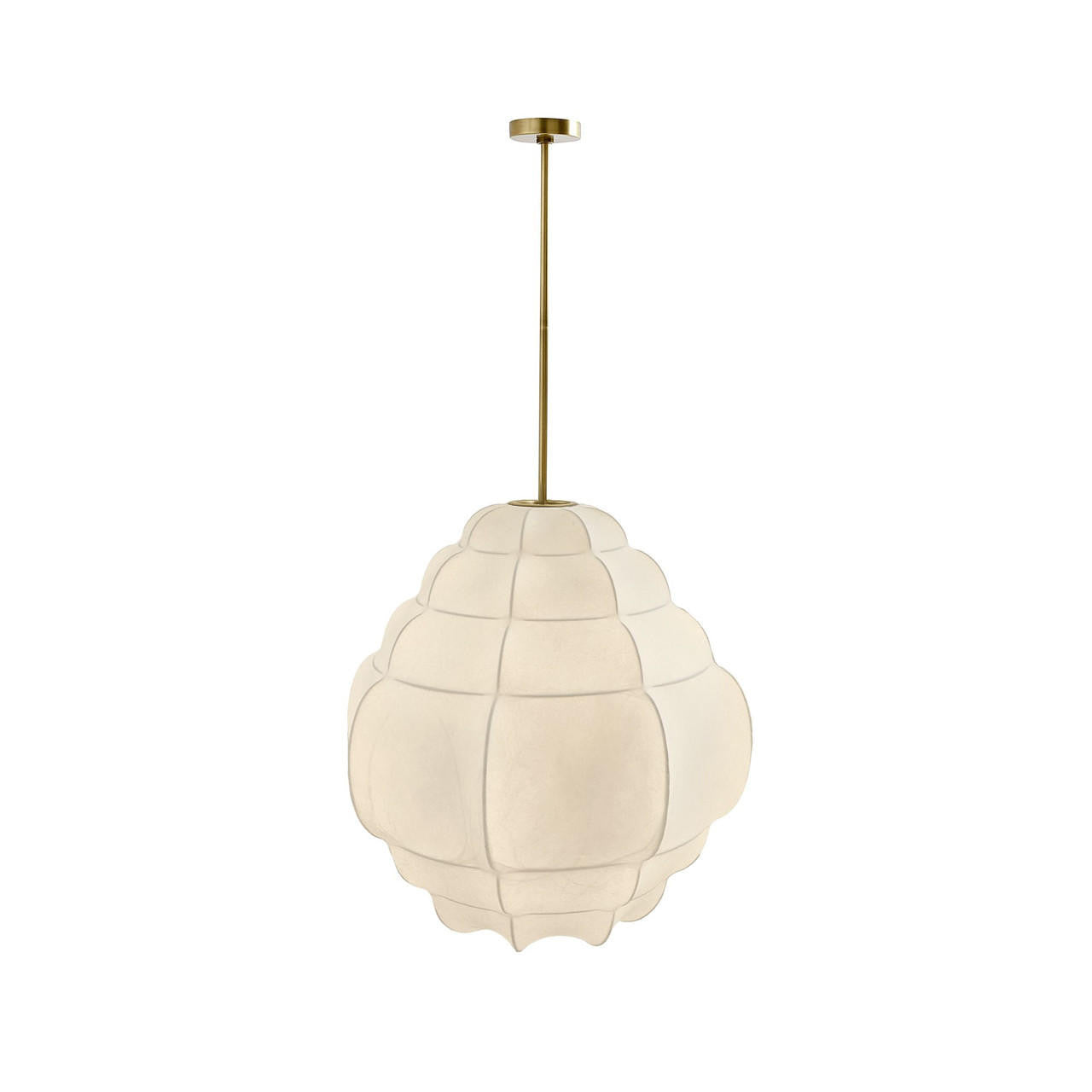 Antique Brass Brass Tiered chandelier - Una Nest for dining room view 1