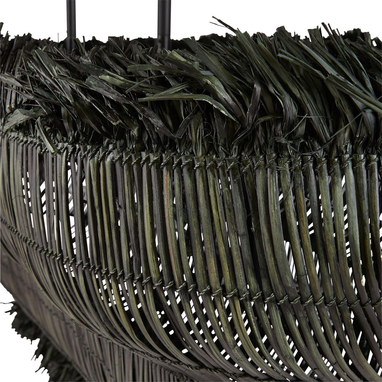 Black Iron chandelier - Evren Nest for dining room view 4