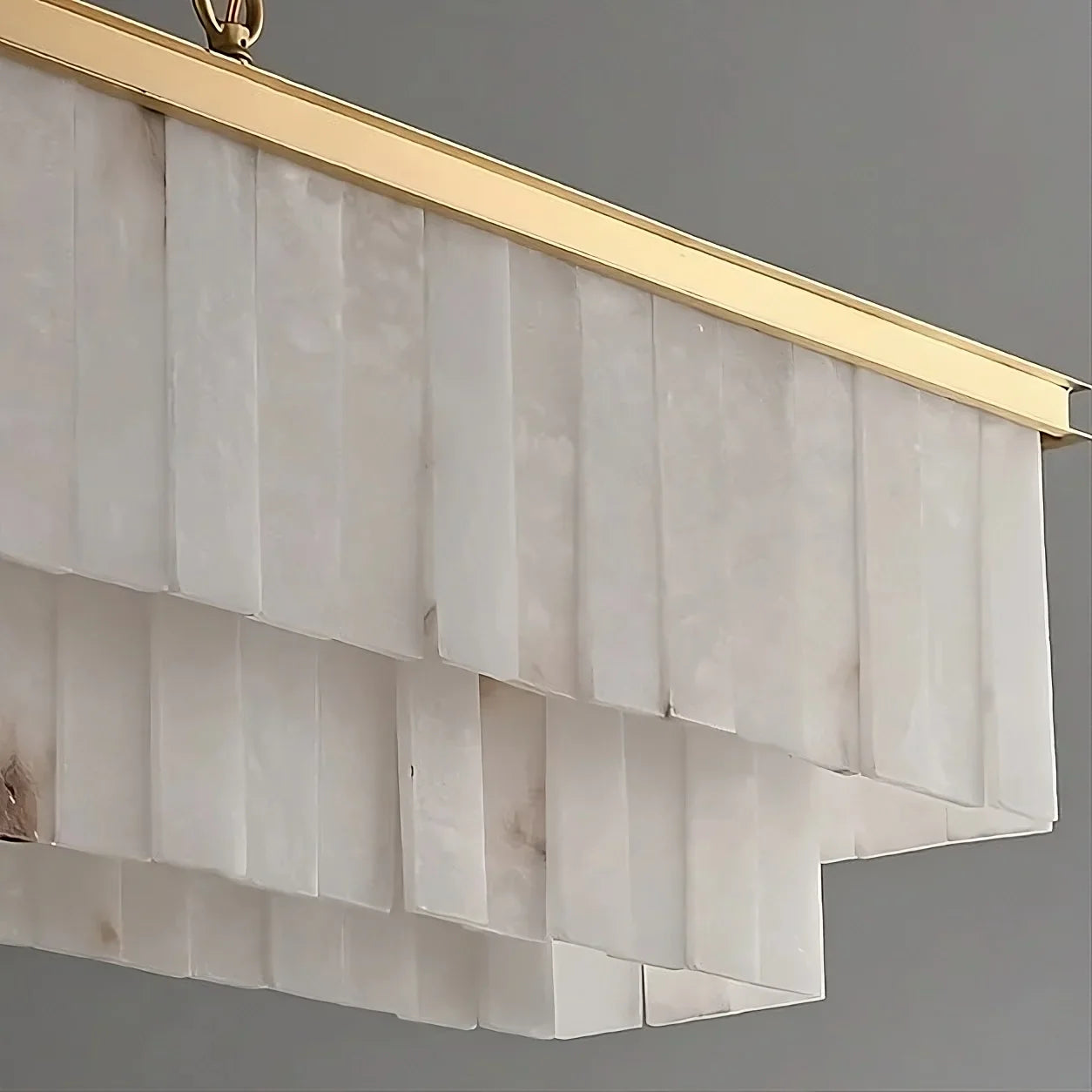 Brass Brass chandelier - Oriel House for dining room view 6