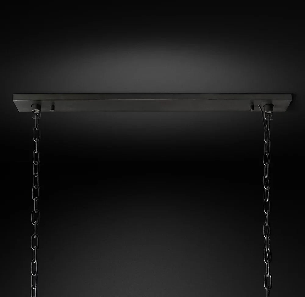 Black Crystal chandelier - Finch Bay for dining room view 3