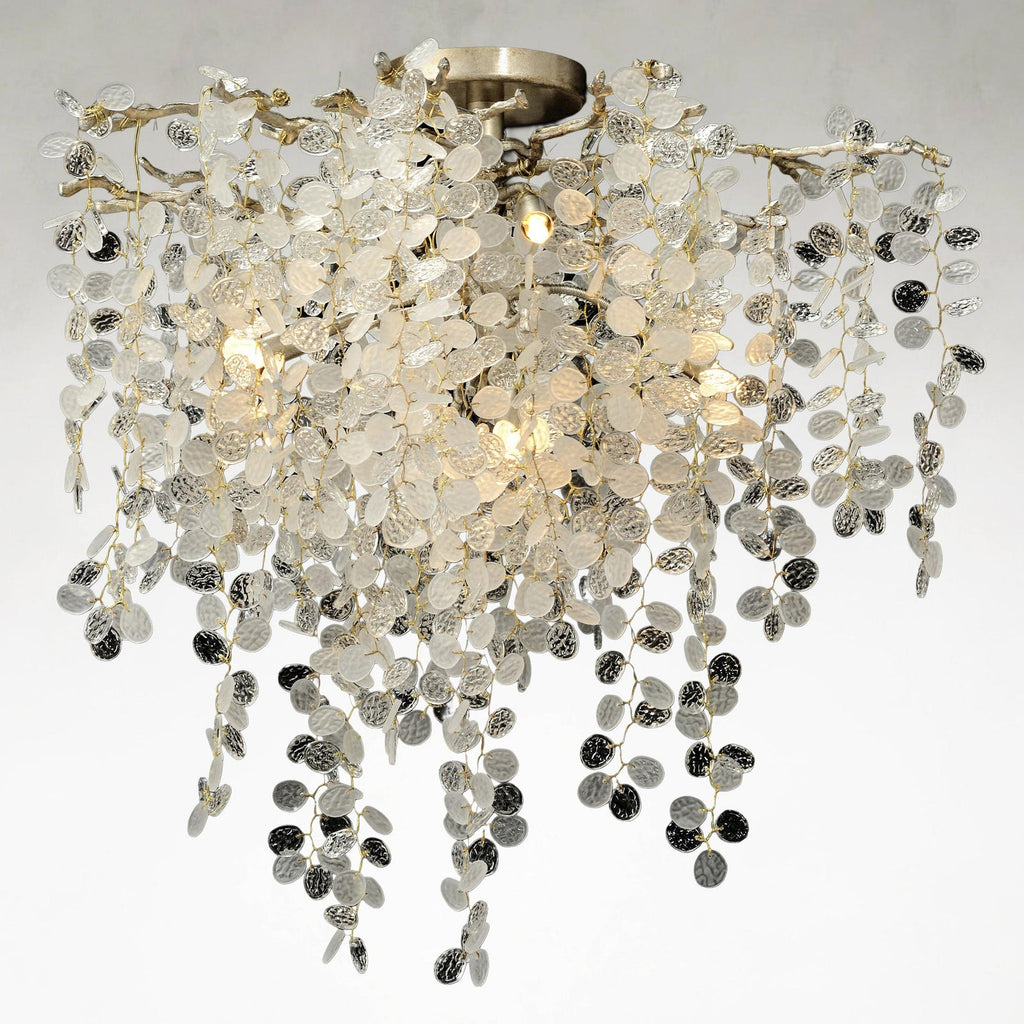Clear Crystal chandelier - Willa Stone for dining room view 1