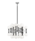 Stellar Chandelier, 18-Light, Black, 25.63"W (C75318BKCL 305UT80)
