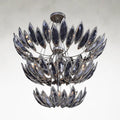 Clear Crystal Tiered chandelier - Maia Stone for dining room view 1