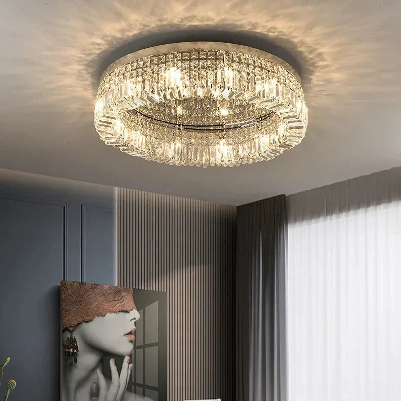 Clear Crystal chandelier - Maren Bay for dining room view 7