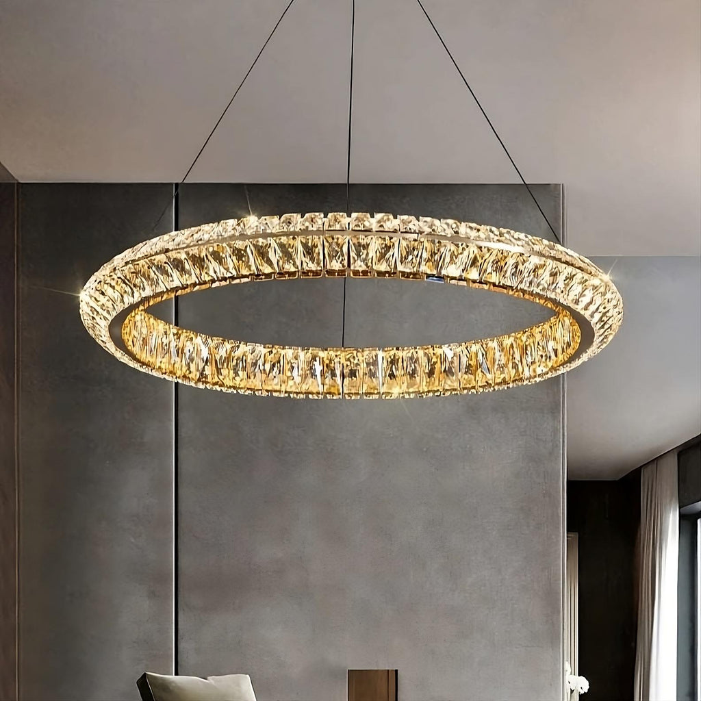 Clear Crystal chandelier - Sabine Lane for dining room view 1