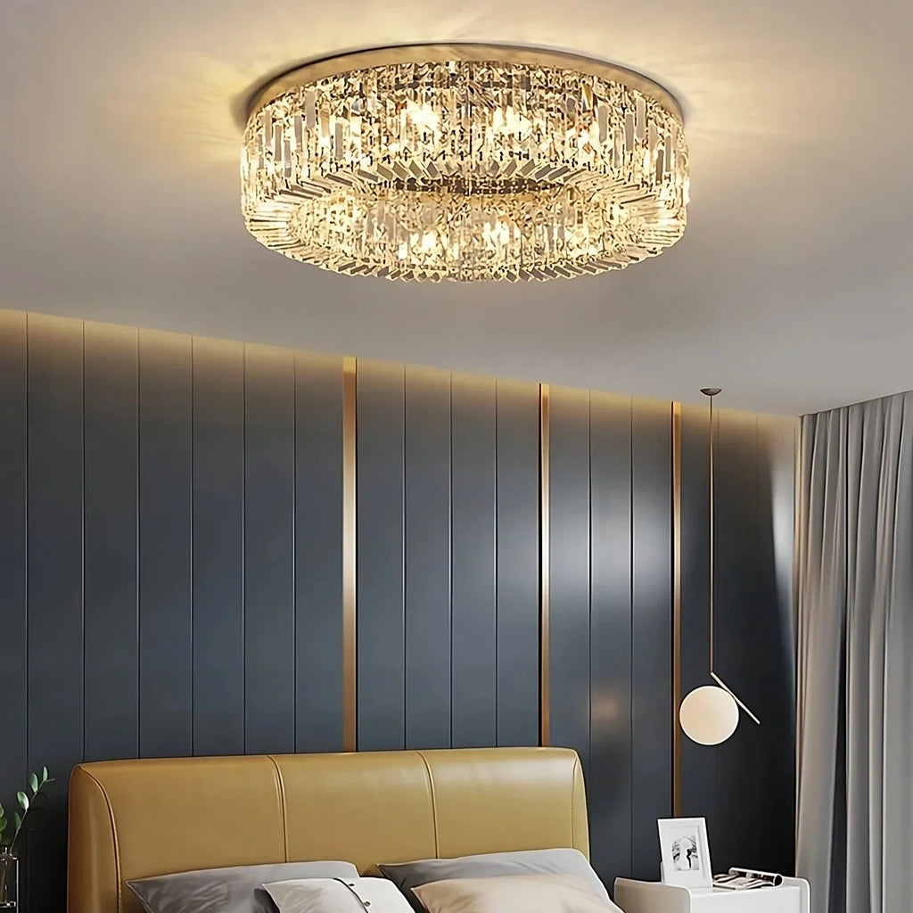 Clear Crystal chandelier - Petra House for dining room view 4