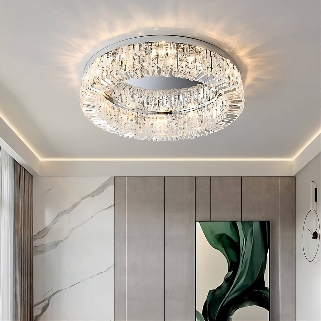 Clear Crystal chandelier - Petra House for dining room view 2