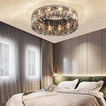 Smoke Crystal chandelier - Ottilie Bay for dining room view 1