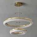 Clear Crystal Round chandelier - Faye House for dining room view 1