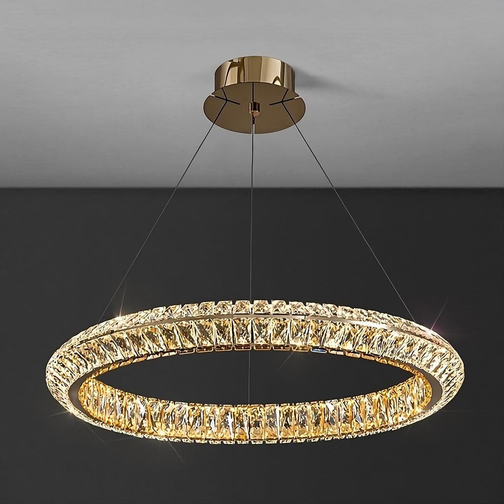 Clear Crystal chandelier - Sabine Lane for dining room view 2