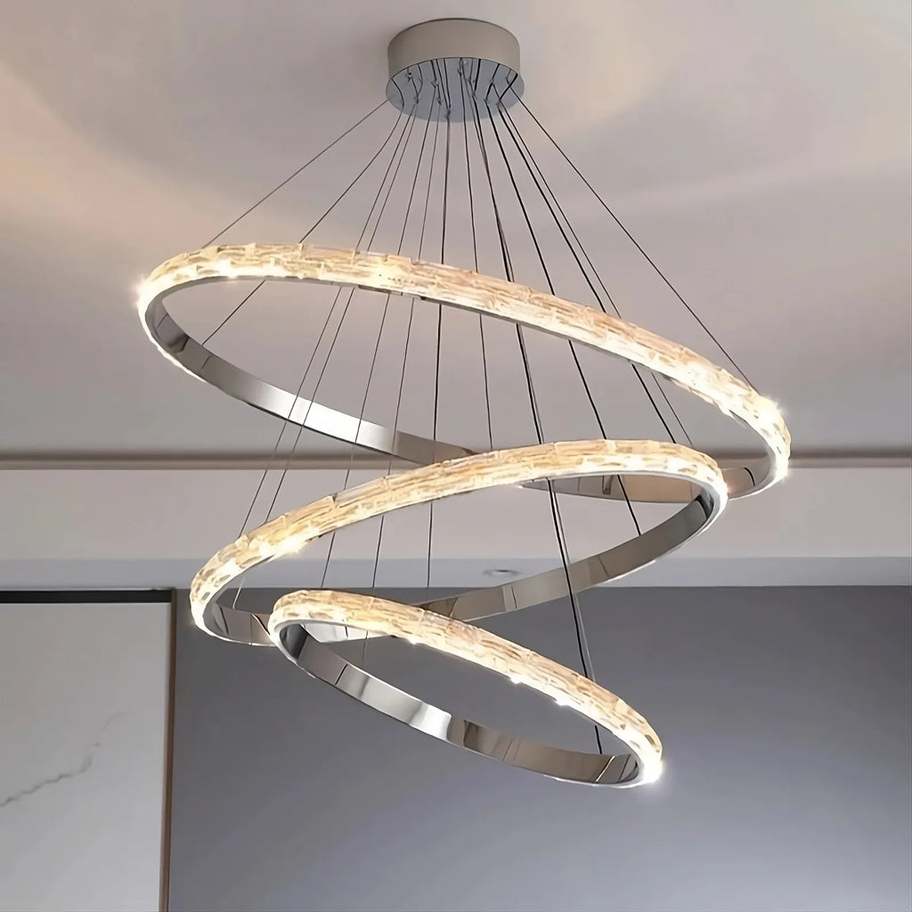 Clear Crystal Round chandelier - Oriel Bay for dining room view 2