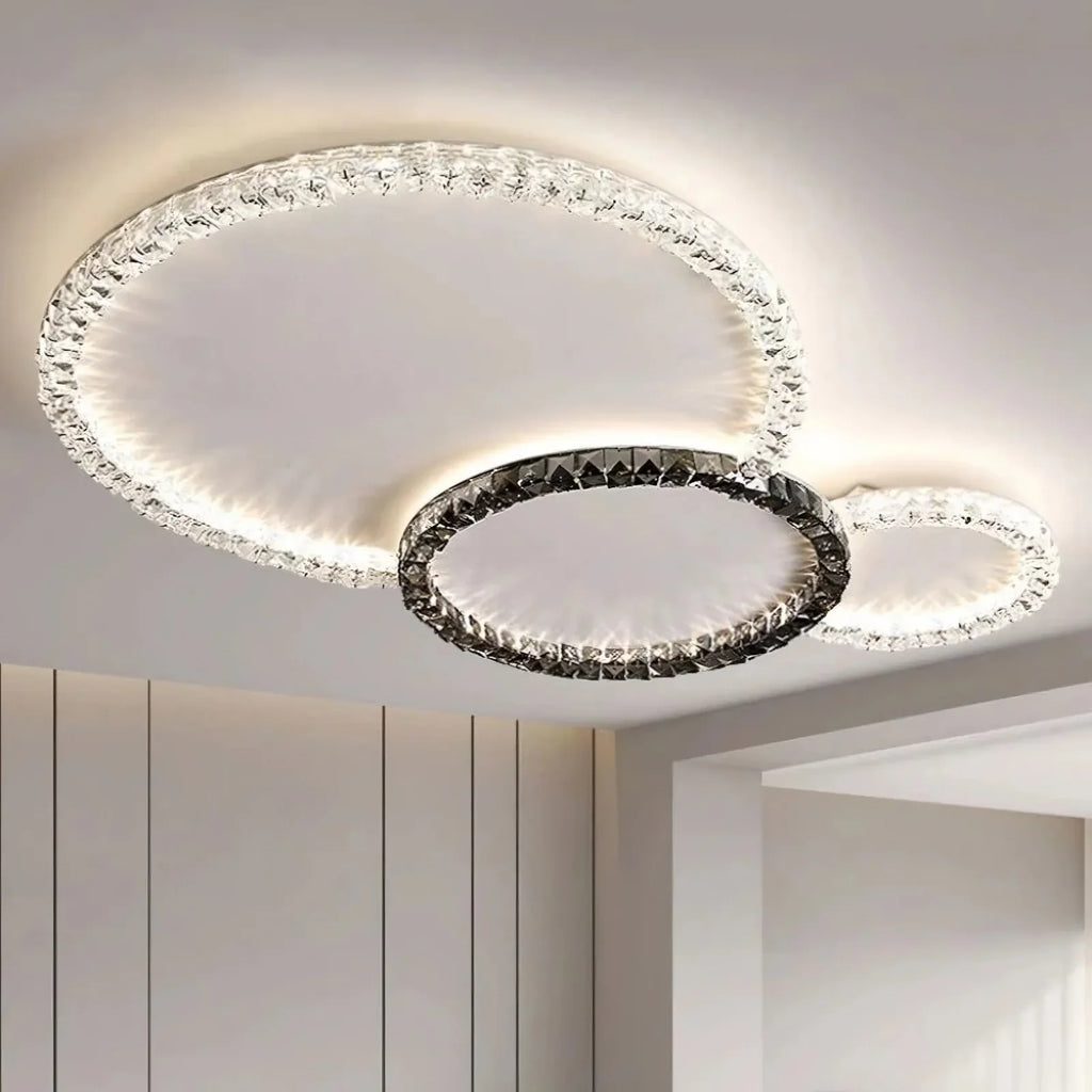 Crystal Round chandelier - Della Bay for dining room view 2