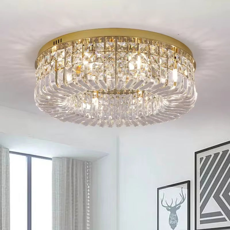 Clear Crystal chandelier - Keira House for dining room view 3