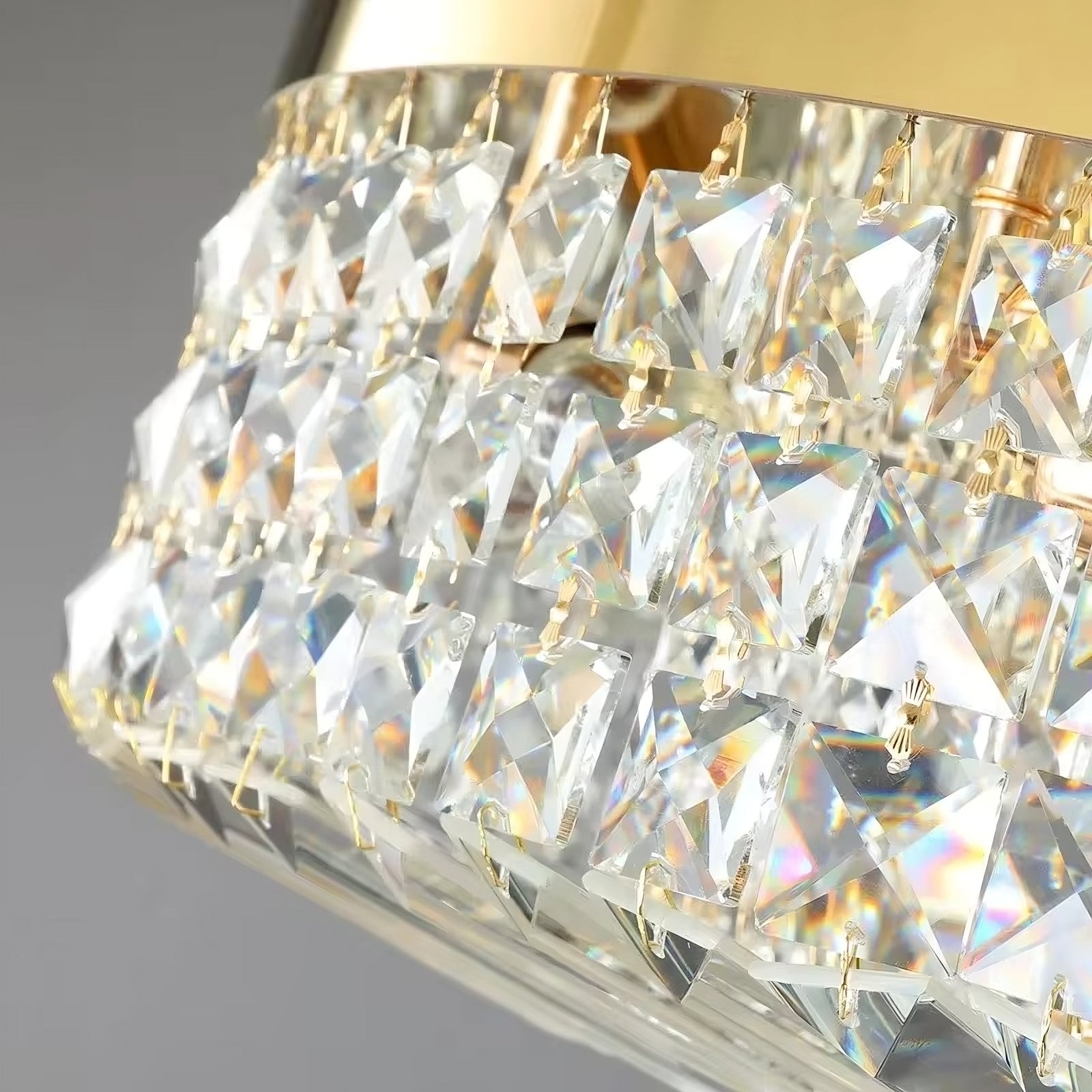 Clear Crystal chandelier - Keira House for dining room view 4