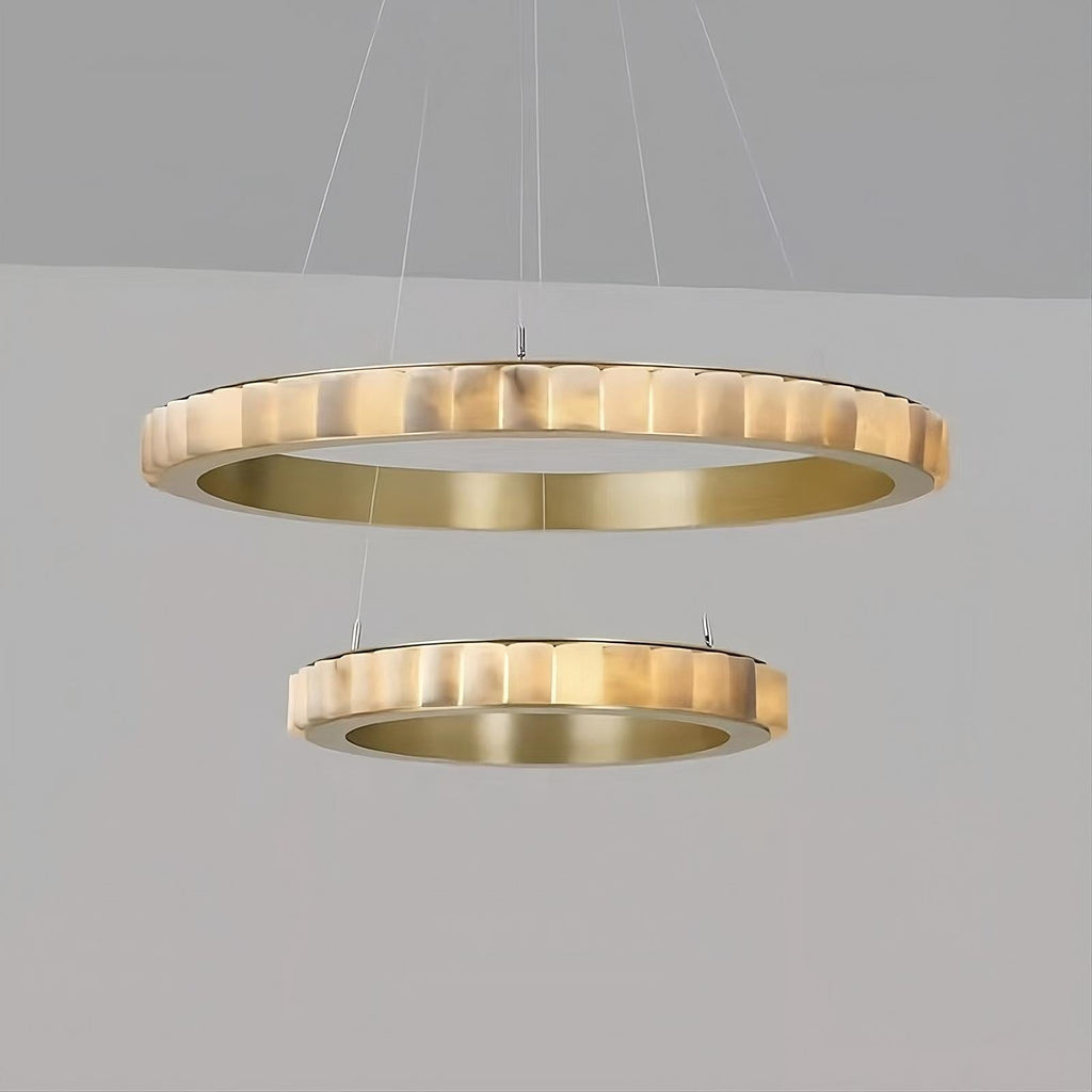 Natural Steel chandelier - Livia House for dining room view 1