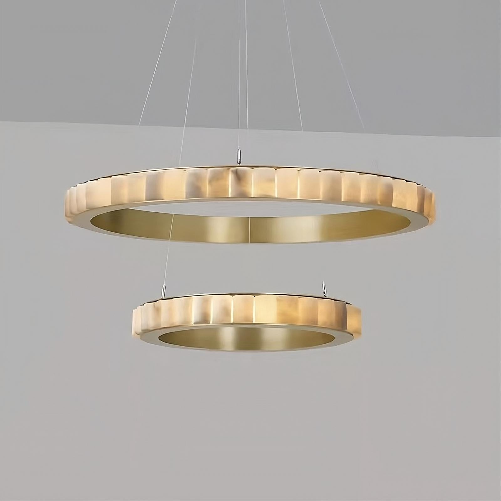 Natural Steel chandelier - Livia House for dining room view 1