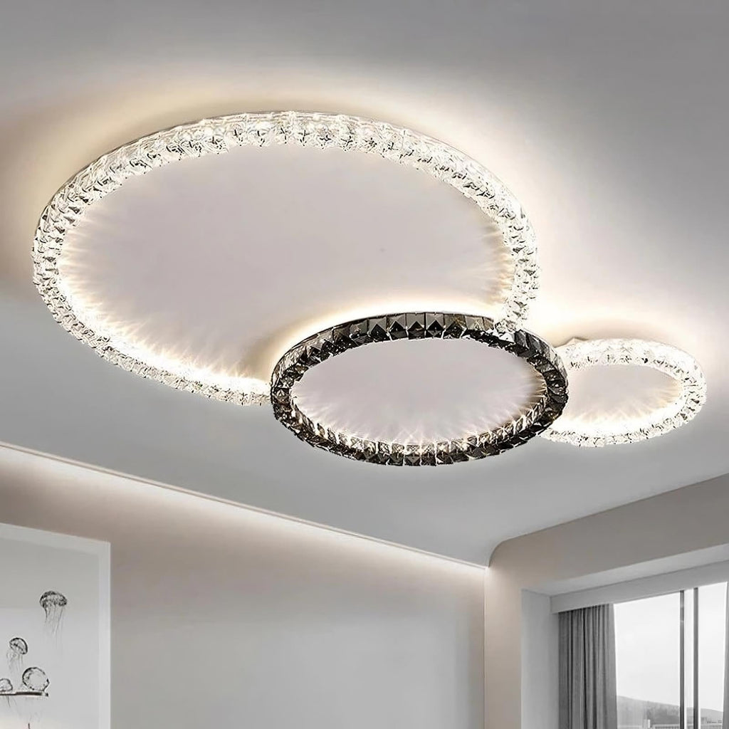 Crystal Round chandelier - Della Bay for dining room view 1