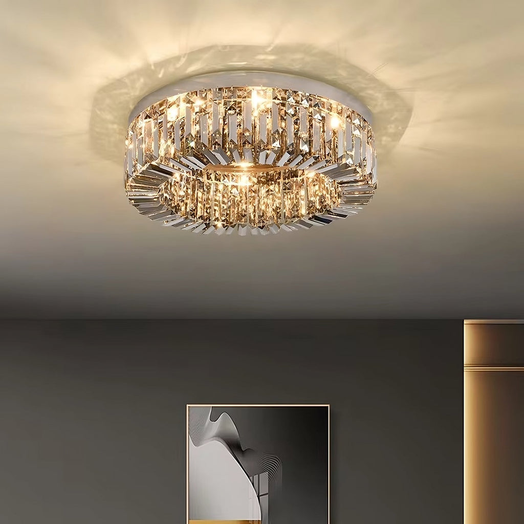 Smoke Crystal chandelier - Ottilie Bay for dining room view 3