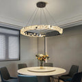 Black Crystal chandelier - Juno House for dining room view 1