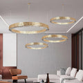 Crystal Round chandelier - Avon House for dining room view 1