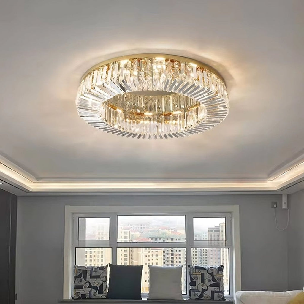 Clear Crystal chandelier - Maren Bay for dining room view 2