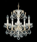 Century Chandelier, 5-Light, Aurelia Gold, Clear Heritage Crystal, 17"W (1704-211 17UXJE)