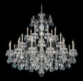 Clear Crystal Candle chandelier - Selene Field for dining room view 1