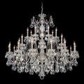 Clear Crystal Candle chandelier - Mira Peak for dining room view 1