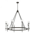Bronze Crystal chandelier - Maris Harbor for dining room view 1