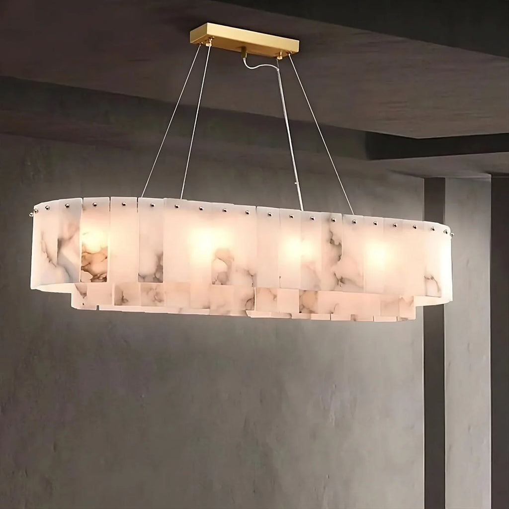 Copper Metal chandelier - Briar House for dining room view 1